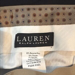 Lauren Ralph Lauren Tan and Black Men's Trousers